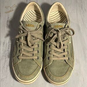 Taos MocStar Green Casual Sneakers, Sz 10